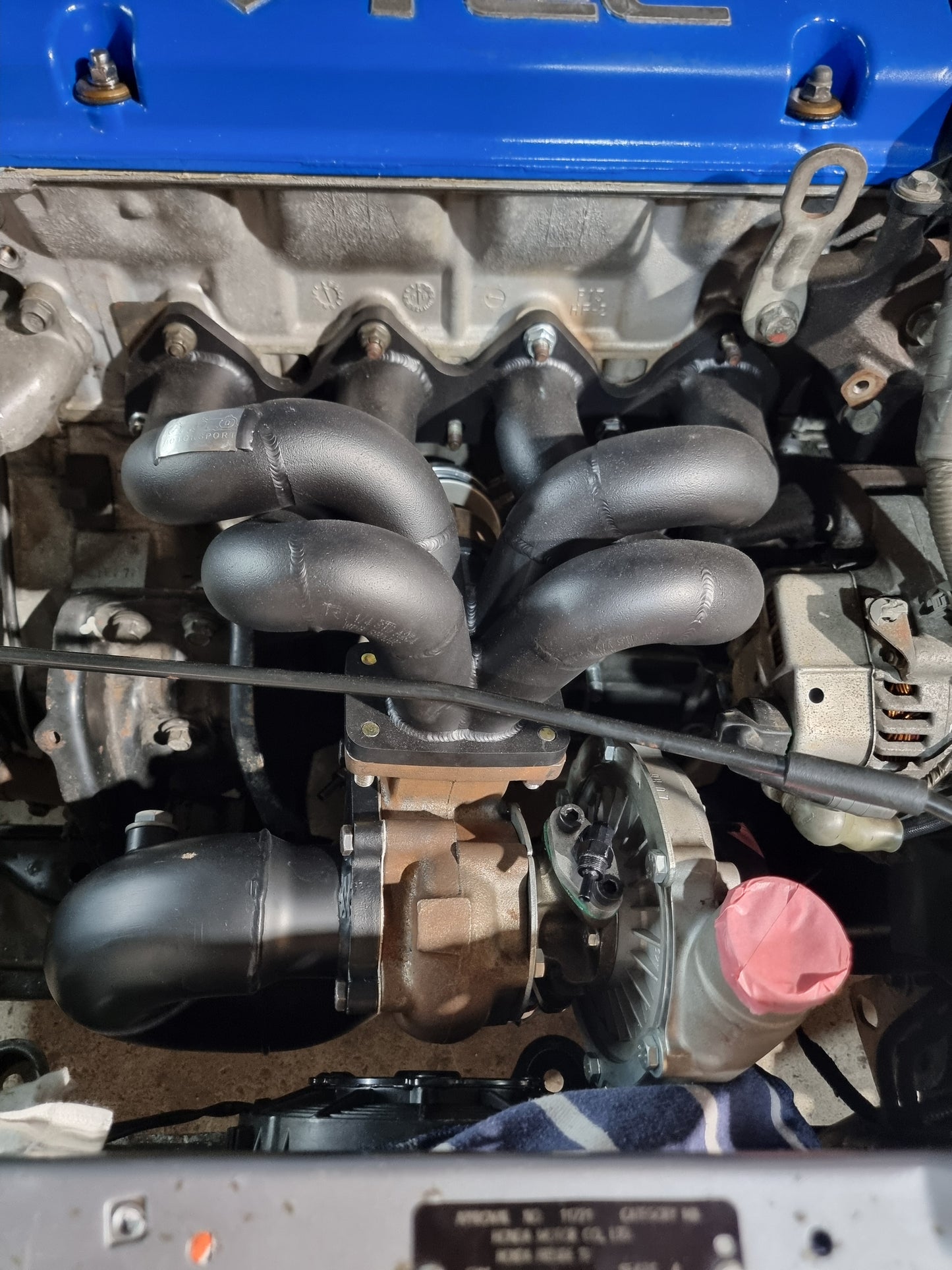 Honda h22a low mount turbo manifold