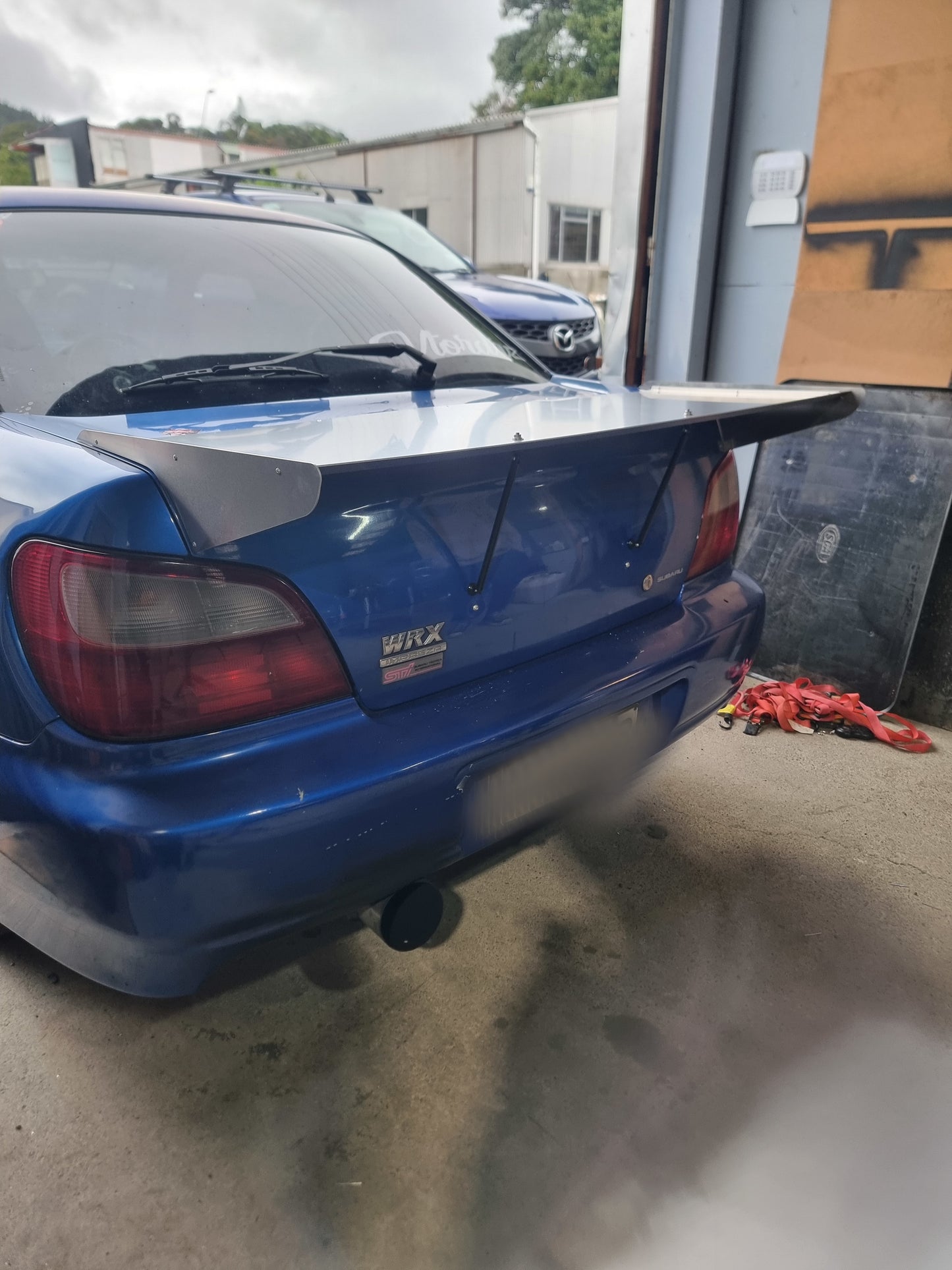 2nd gen Subaru Impreza drag wing