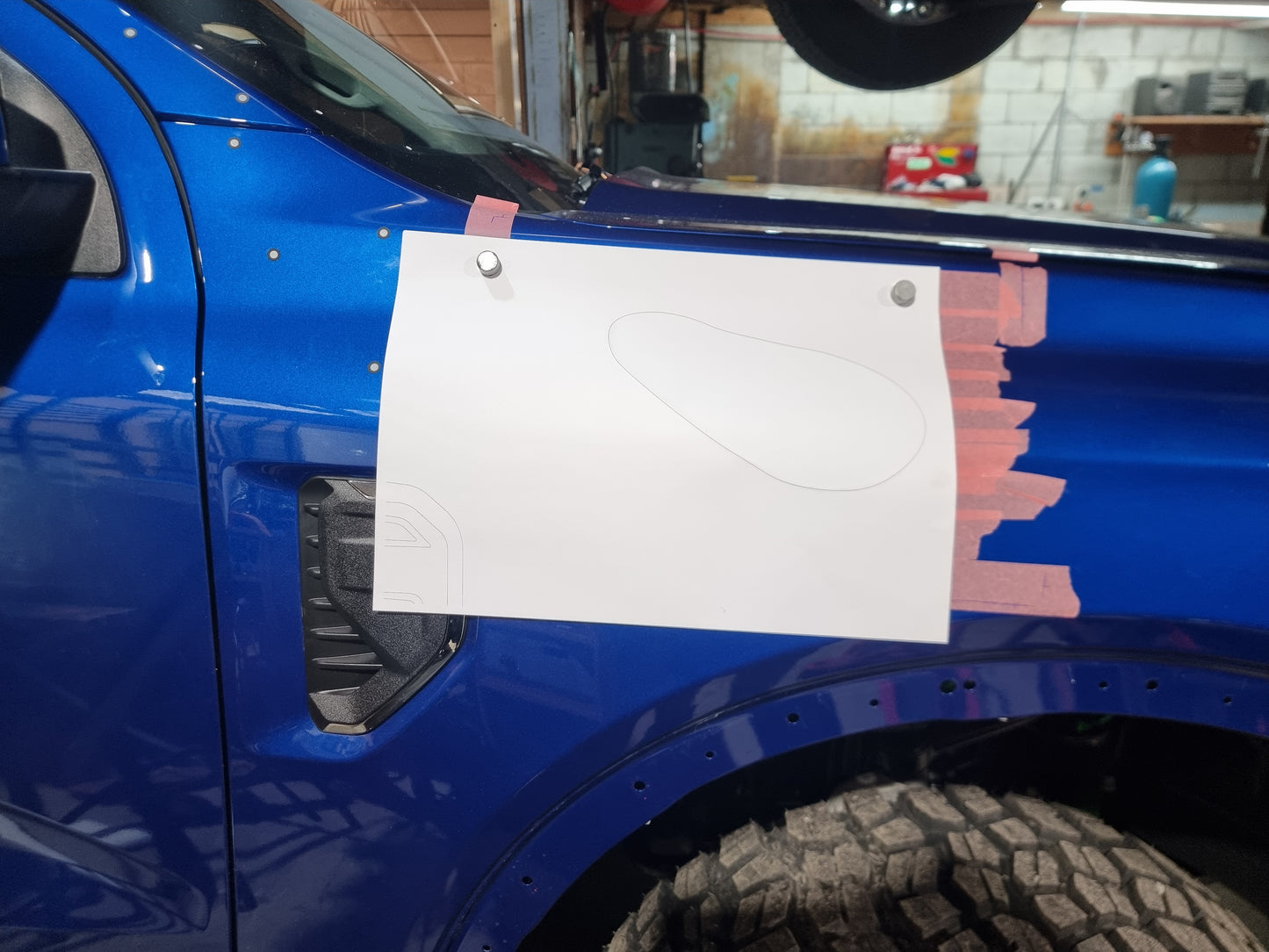 ford ranger 2022+ next gen snorkel and custom air box