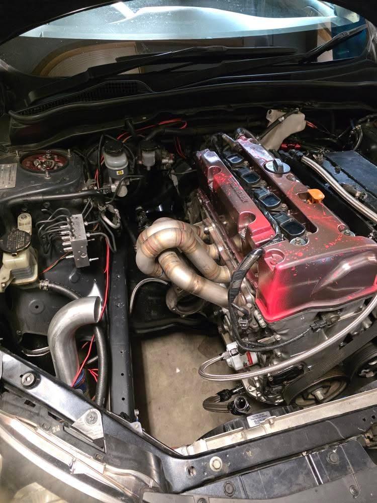 honda k20/k24 low mount turbo manifold RWD