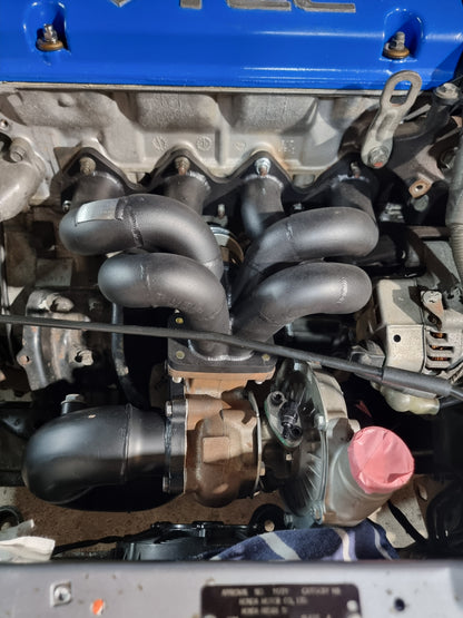 Honda h22a low mount turbo manifold