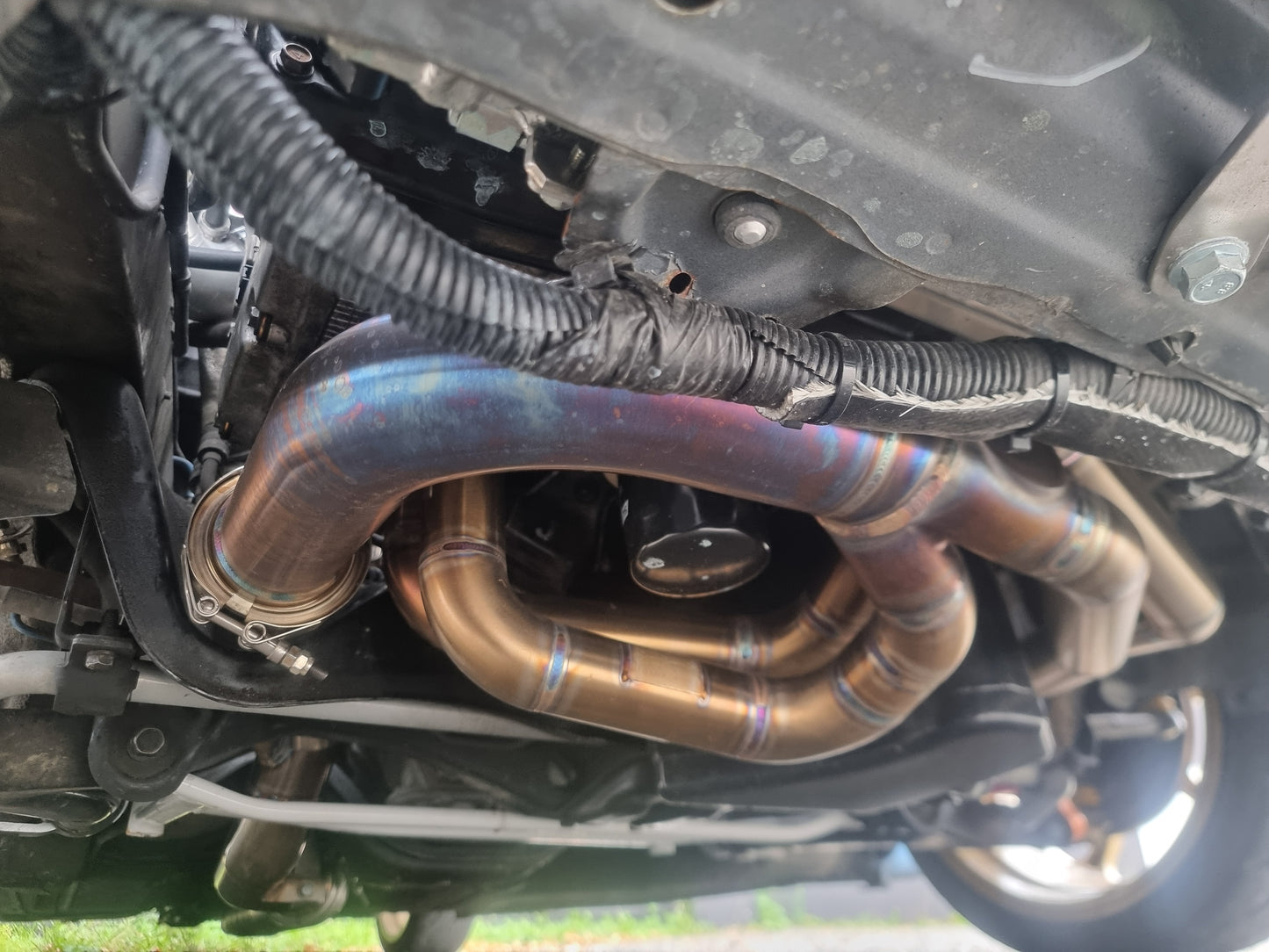 subaru ej20 equal length manifold and up pipe